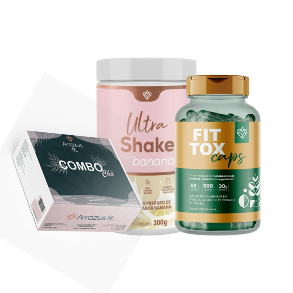 Fittox Caps + Shake + Combo Chá